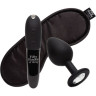Набор WOMANIZER COME TO BED (We-Vibe Tango X, анал.втулка Crystal Butt Plug, повязка на глаза Satin Blindfold) 85114